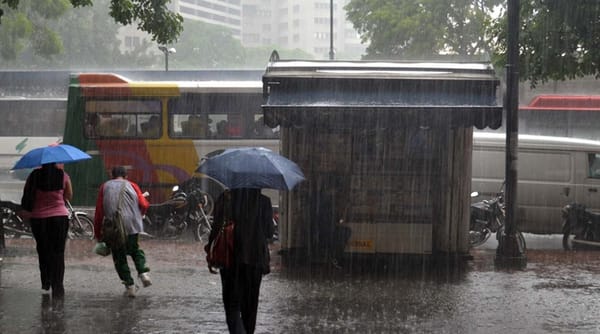 Inameh pronosticó lluvias en varias entidades del país