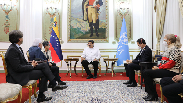 Nicolás Maduro sostuvo un encuentro con el secretario de Asuntos Humanitarios de la ONU