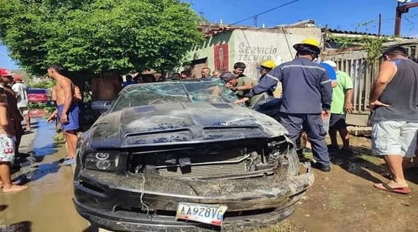 Se registró un accidente de tránsito en la avenida Terranova de Nueva Esparta