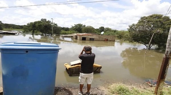 Residentes del municipio Bruzual se ven afectados por las lluvias