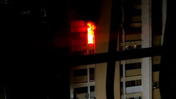 Se reportó incendio en Residencias Dorabel en La Candelaria