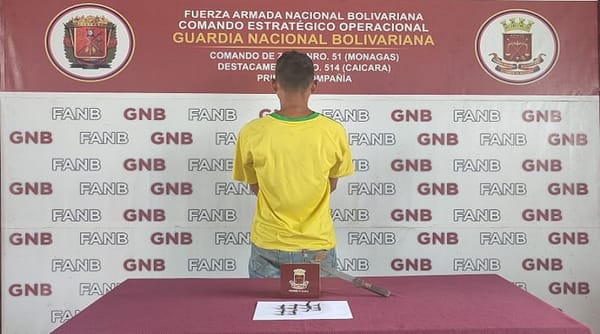 Detuvieron a un sujeto en Caicara por tráfico de estupefacientes
