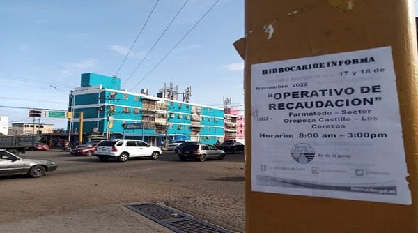 Hidrocaribe realizará una jornada de cobro especial en Puerto la Cruz