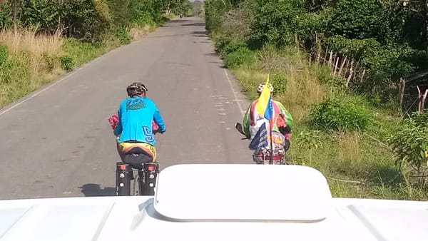 viaje en bicicleta