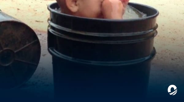 Bebé de un año muere en un cuñete de agua