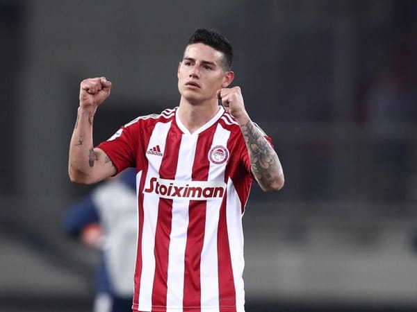 James Rodríguez rescindió su contrato con Olympiacos