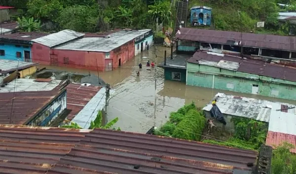 Desbordamiento de río San Juan dejó 334 familias afectadas en Monagas