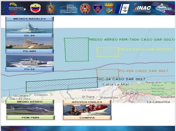 Iniciaron búsqueda de pescadores desaparecido en costas de Vargas