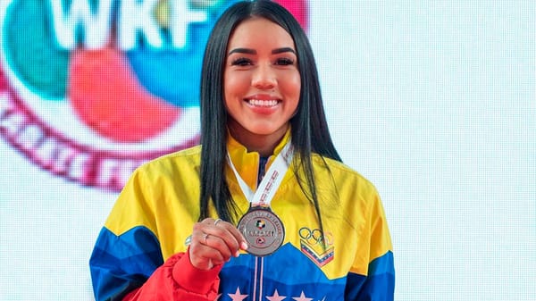 Yorgelis Salazar se bañó de oro en Rabat, Marruecos