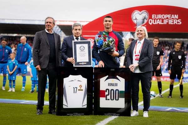 Cristiano Ronaldo llegó a los 200 partidos con Portugal