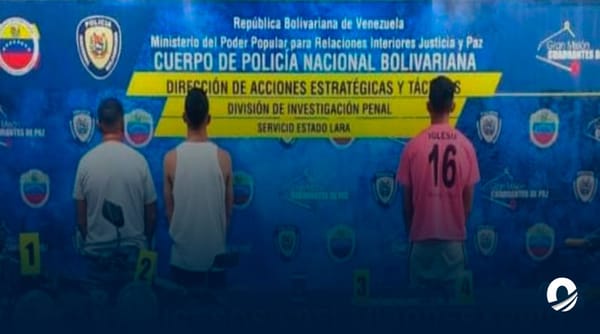 Aprehendidos tres hombres por grabar video cometiendo múltiples delitos en Lara