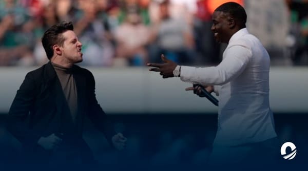 Lasso cantó en la  final de la Copa de Oro de Concacaf