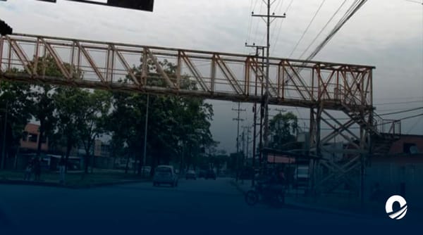 Habitantes de Maturín denunciaron mal estado de la pasarela de la Av. Libertador