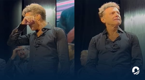 Luis Miguel lloró de emoción en pleno concierto en Chile