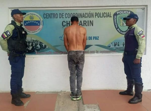 Sujeto fue detenido por robo con arma blanca en Puerto La Cruz