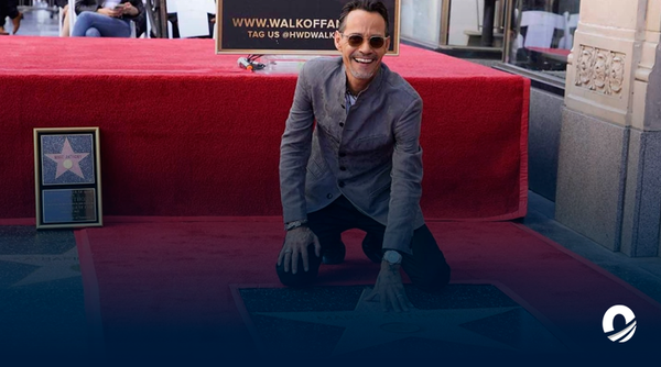 Marc Anthony recibió una estrella en el Paseo de la Fama de Hollywood