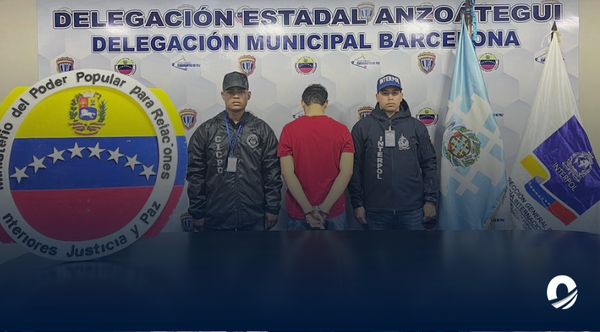 Integrante del "Tren de Aragua" fue detenido en Anzoátegui