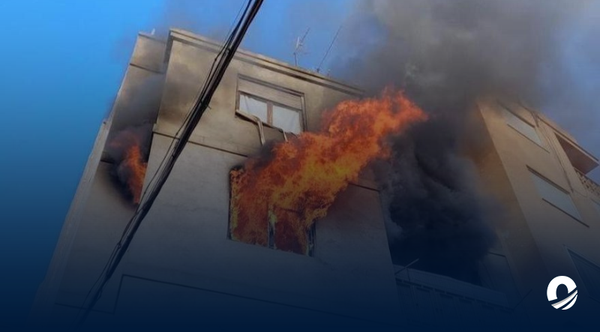 Se reportó un incendio en edificio de Porlamar