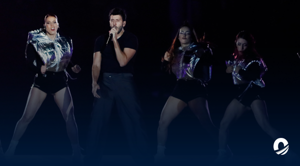 Sebastián Yatra cantó en la ceremonia inaugural de los Juegos Panamericanos Santiago 2023