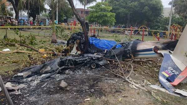 Accidente aéreo en Cali dejó un muerto y un herido