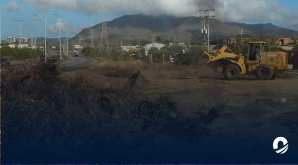 Inició plan de bacheo y desmalezamiento en Maneiro
