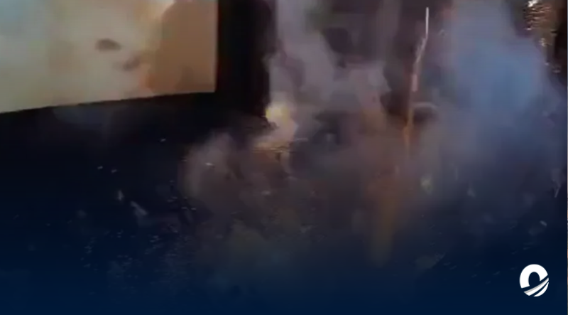 Cinéfilos vivieron momentos de pánico en una sala de cine de la India