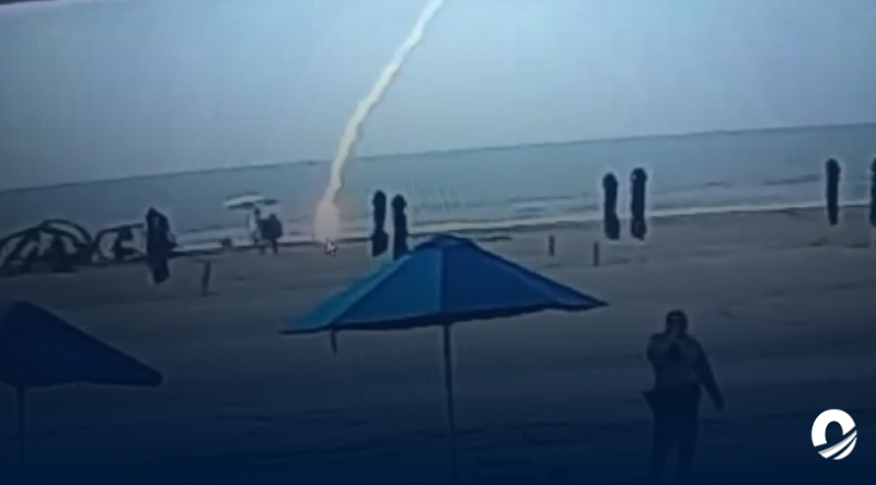 Turista venezolana murió tras ser impactada por un rayo en una playa de Colombia