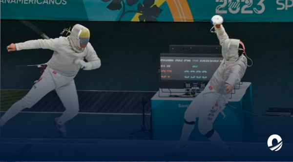 Esgrimista venezolano obtuvo medalla de plata en los Juegos Panamericanos Santiago 2023