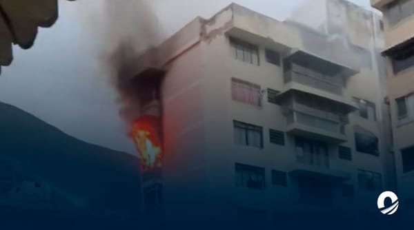 Incendio edificio Chacao