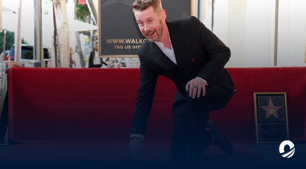 Macaulay Culkin recibió una estrella en el Paseo de la Fama de Hollywood
