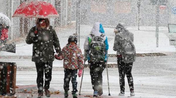 Gran parte de Europa se encuentra cubierta de Nieve y con bajas temperaturas