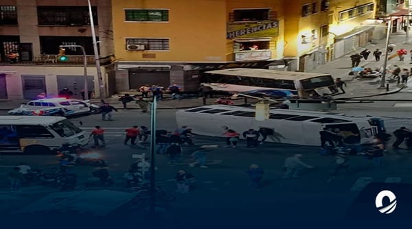 Accidente vial Caracas Avenida Baralt