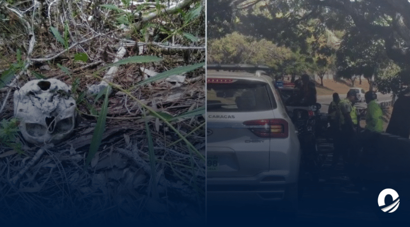 Restos humanos fueron hallados dentro de una bolsa en Caracas