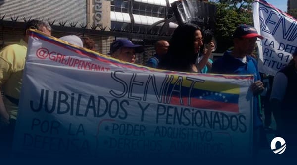 NUEVA ESPARTA | Jubilados del Seniat se concentraron para exigir mejoras salariales