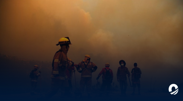 Dos hombre fueron detenidos por presuntamente iniciar incendios forestales en Chile
