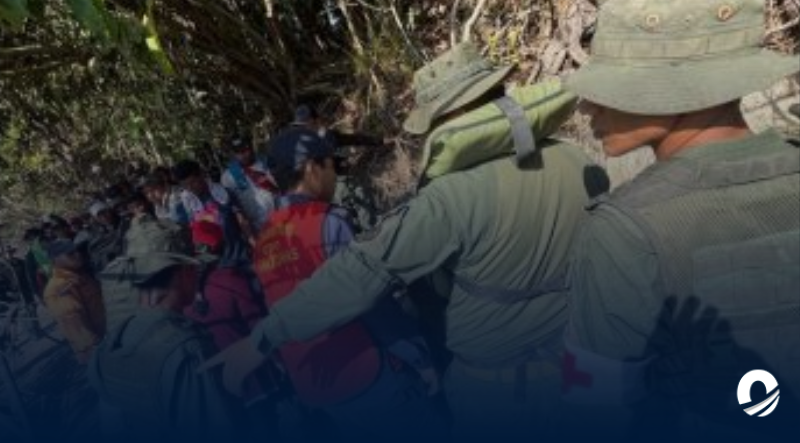 FANB desajoló a más de 60 colombianos en una mina ilegal de Amazonas