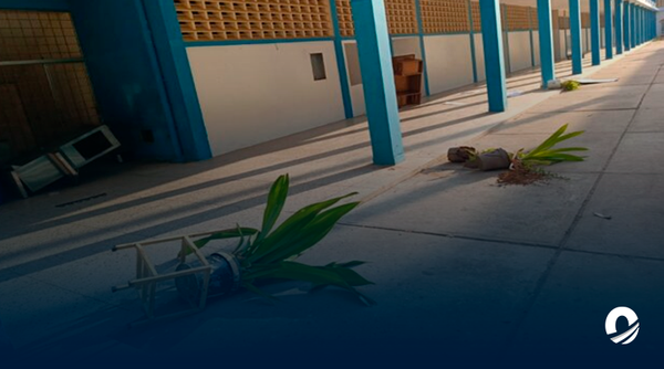 Estudiantes causaron estragos en liceo de Maracaibo tras reprobar un examen