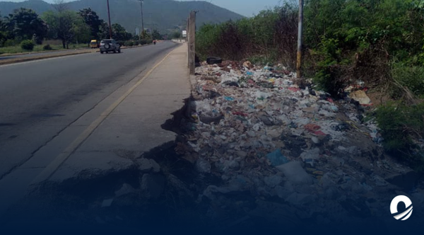 Anzoátegui | Habitantes de Puerto la Cruz denunciaron vertedero de basura improvisado en la AV Universidad