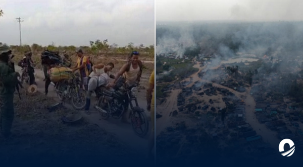 Más de mil personas fueron evacuadas de minas ilegales en Bolívar