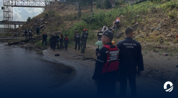 Hallaron cuerpo sin vida del ciclista que cayó al río Caroní en Bolivar