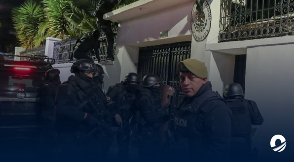 México rompió relaciones diplomáticas con Ecuador tras asalto a su embajada
