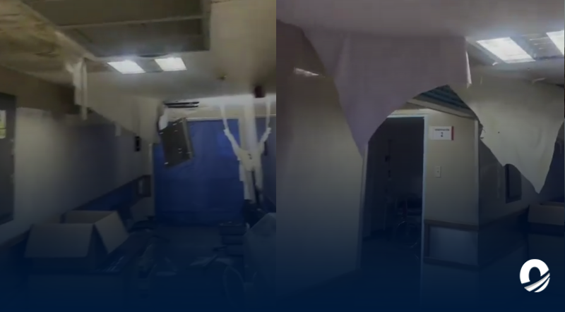 Lluvias intensas afectaron las instalaciones del Hospital Chiquinquirá de Maracaibo