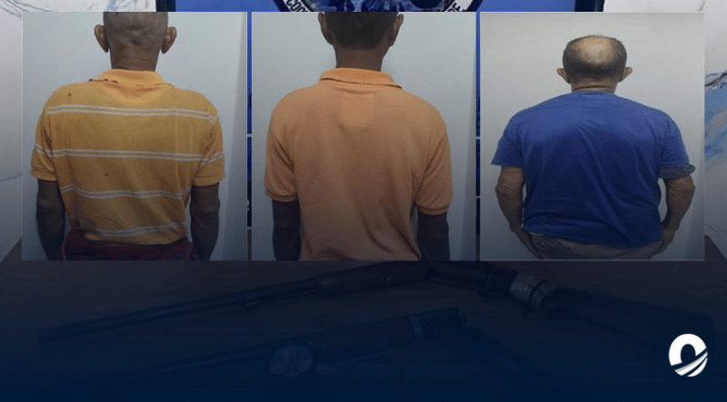 Tres sujetos fueron detenidos por cacería ilegal
