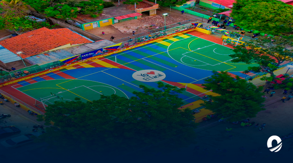 SUCRE | Alcaldía de Cumaná rehabilitó la cancha de usos múltiples “Pancho” en el Tacal