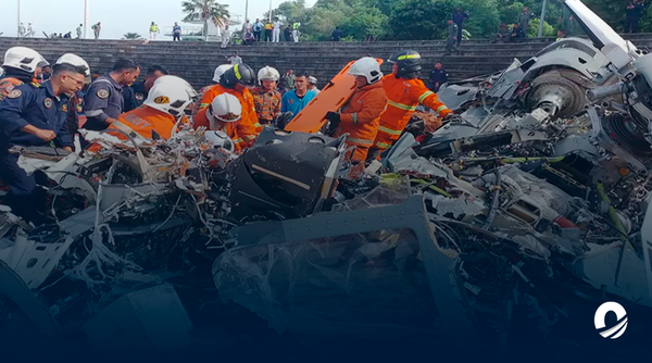 Colisión de helicópteros militares dejó 10 muertos en Malasia