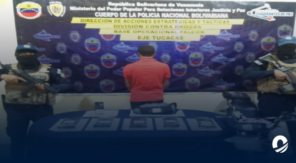 Aprehendido presunto distribuidor de estupefacientes en Guárico