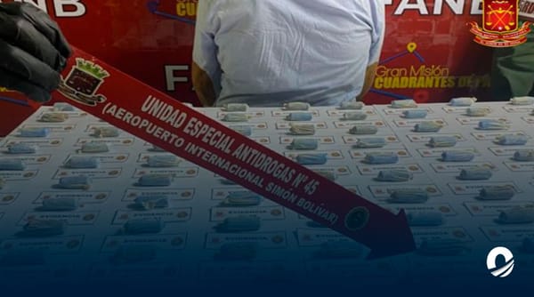 Detenido sujeto cocaína Maiquetía