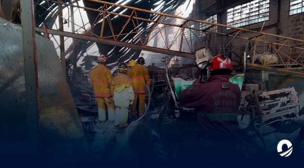 Incendio fábrica Miranda Venezuela
