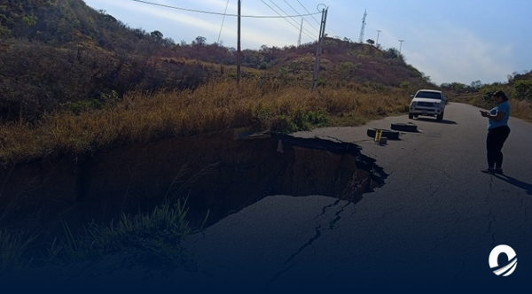 Anzoátegui | Conductores denunciaron enorme hueco en la vía Anaco-La Ceiba