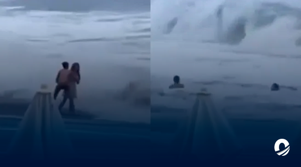 Joven desapareció tras ser arrastrada por fuertes oleajes en Rusia